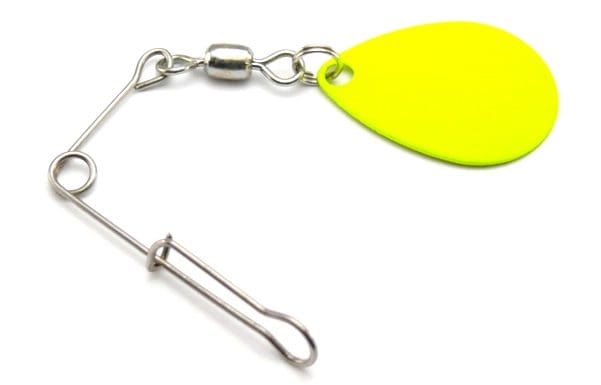 Agm Spinner Jig Size 3 Colorado - Chartreuse (6Pcs)