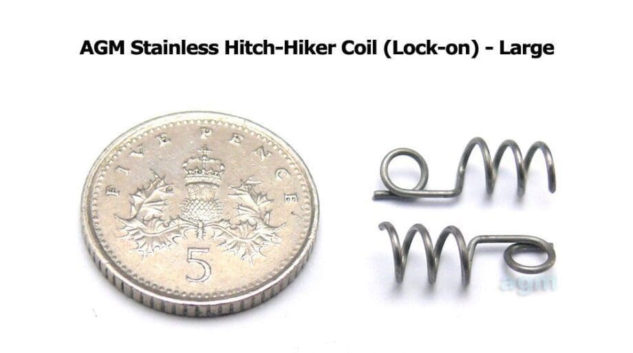 Agm Stainless Hitch-Hiker Coil (Lock-On) - Large (10Pcs) - Image 3