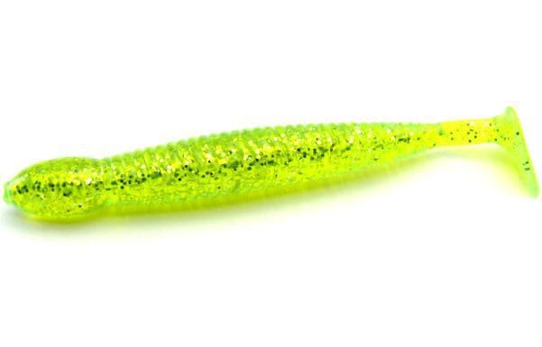 Agm 3.25&Quot; Paddler Grub - Chartreuse Flash (8Pcs)