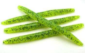 AGM 5in Stick Worm Chartreuse Pepper 8pcs