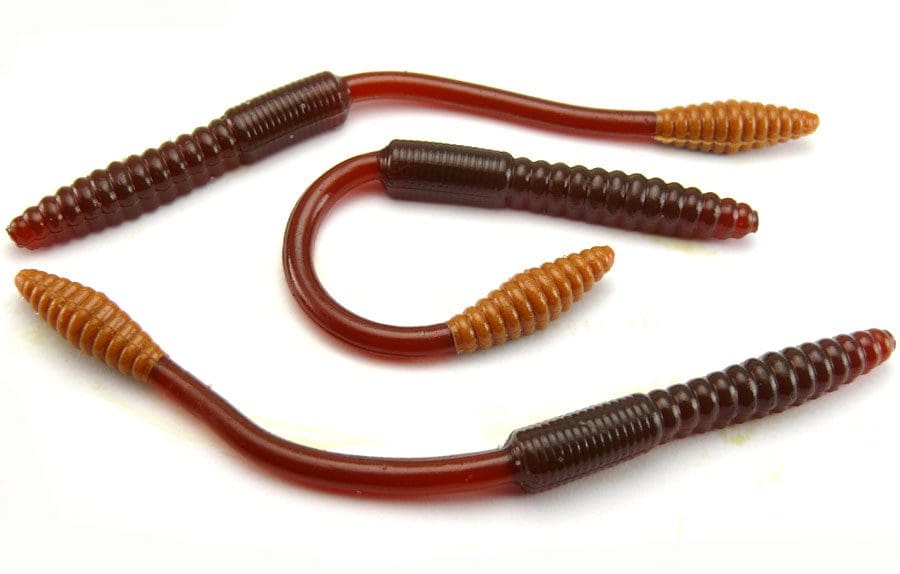 Big Bite 4.5&Quot; Squirrel Tail Worm - Motor Oil (10Pcs)