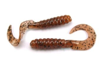 AGM 3in Curly Grub Pumpkinseed 10pcs