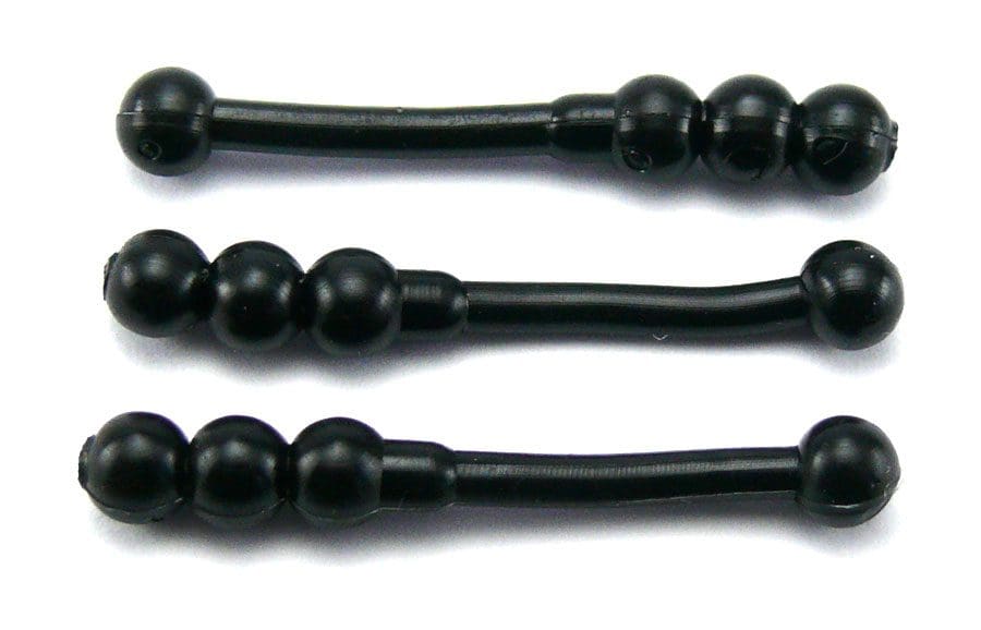 Big Bite 1.5In Ballzy Worm Black 10Pcs