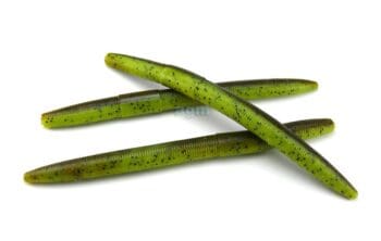 AGM 6in Stick Worm Green Pumpkin Chartreuse 7pcs