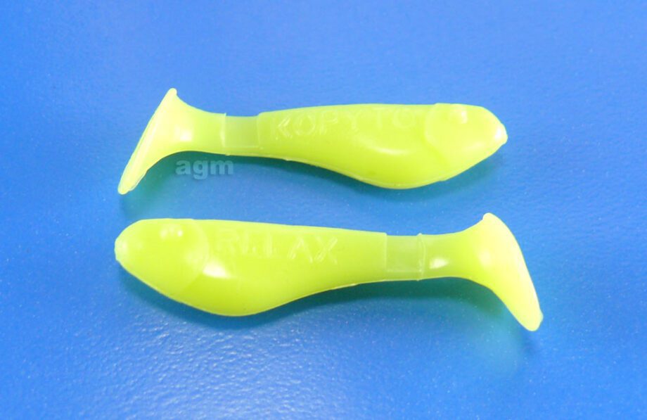 Relax 1In Kopyto Shad Silk Chartreuse 5Pcs
