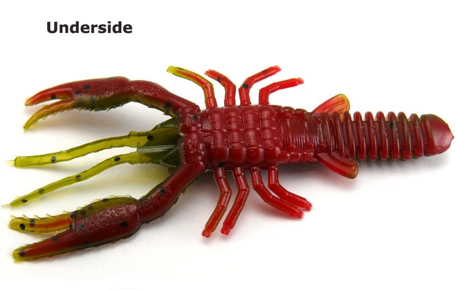 Agm 3&Quot; Crayfish - Green Pumpkin/Red (8Pcs)
