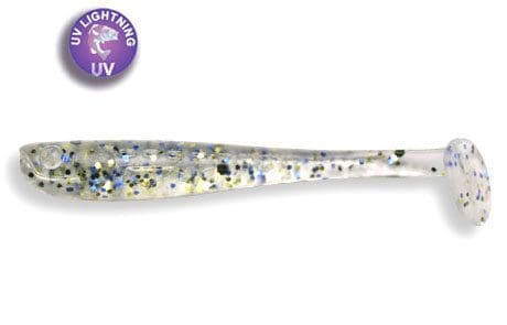Crazy Fish 1.6In Nano Minnow White Tea 8Pcs