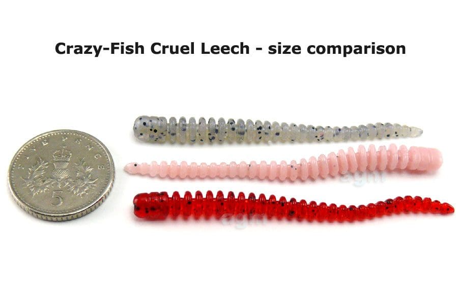 Crazy Fish 2&Quot; Cruel Leech - 50 Pink Flamingo (8Pcs)