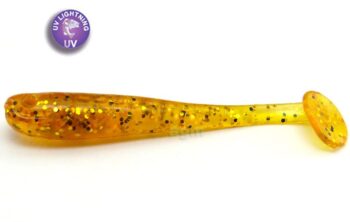 Crazy Fish 1.6in Nano Minnow Caramel 8pcs