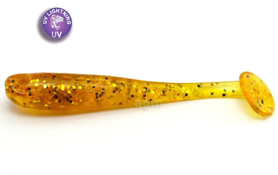 Crazy Fish 1.6In Nano Minnow Caramel 8Pcs