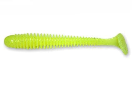 Crazy Fish 3.4&Quot; Vibro Worm - 6 Chartreuse (5Pcs)