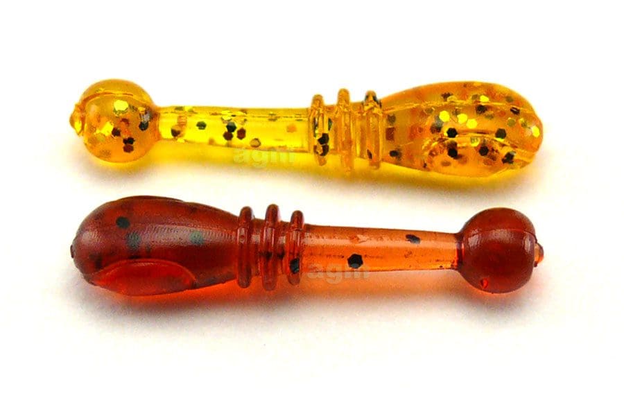 Crazy Fish 0.8In Whitebait 9 Caramel 57 Amber 20Pcs