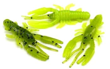 AGM 1.5in Micro Crayfish Watermelon/Chartreuse 10pcs