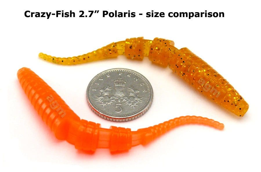 Crazy Fish 2.7&Quot; Polaris - 64 Fluo Orange (8Pcs)