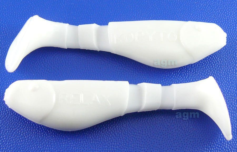 Relax 2&Quot; Kopyto Shad - White (3Pcs)