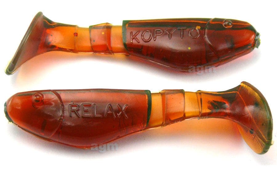 Relax 2&Quot; Kopyto Shad - Motor Oil (3Pcs)