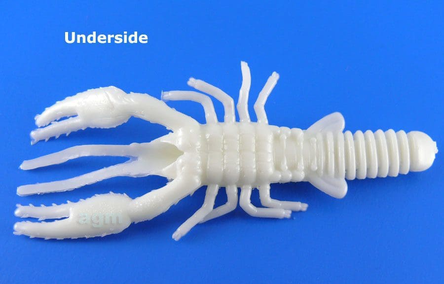 Agm 3&Quot; Crayfish - White (8Pcs)