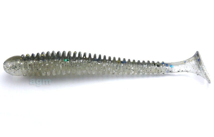 Crazy Fish 3.4In Vibro Worm 10D Natural 5Pcs