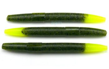 AGM 4in Stick Worm Watermelon Chart Tip 8pcs
