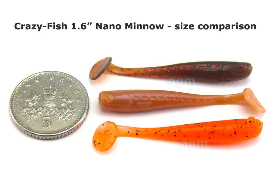 Crazy Fish 1.6&Quot; Nano Minnow - 6 Chartreuse (8Pcs)