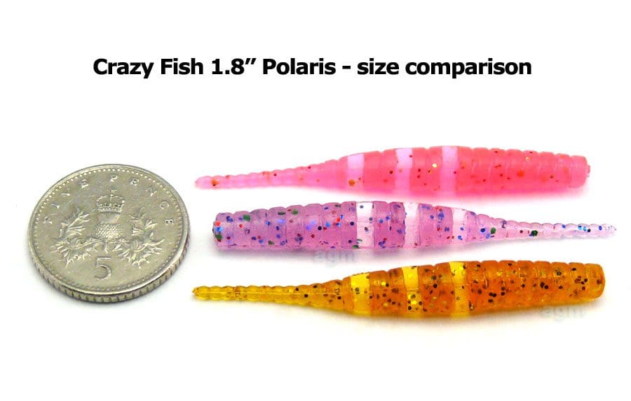 Crazy Fish 1.8&Quot; Polaris - 64 Fluo Orange (8Pcs)