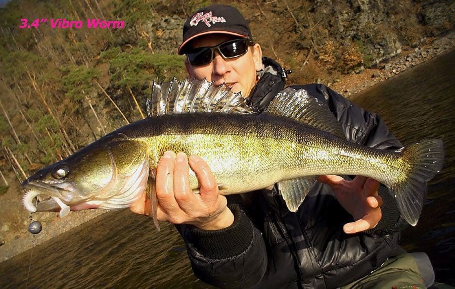 Crazy Fish 3.4&Quot; Vibro Worm - 6 Chartreuse (5Pcs)