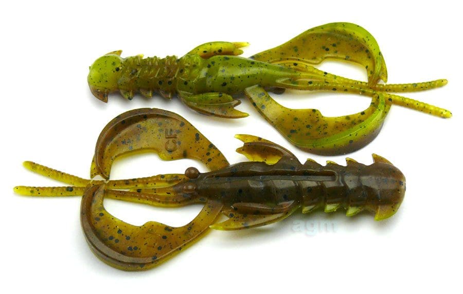 Crazy Fish 4In Nimble 4D Swamp Chartreuse 9Pcs