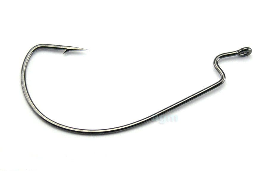 Crazy Fish Wide Range Offset Hook Size 1/0 8Pcs