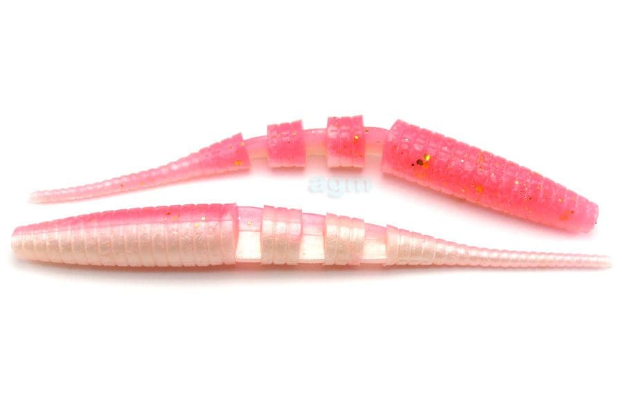Crazy Fish 4In Floating Polaris 9D Pink Snow 6Pcs
