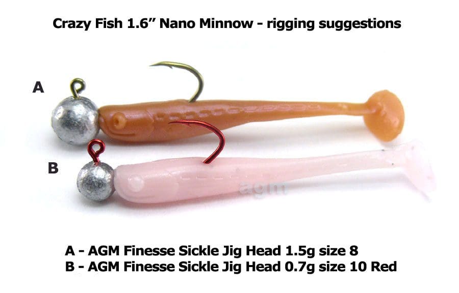 Crazy Fish 1.6&Quot; Nano Minnow - 6 Chartreuse (8Pcs)