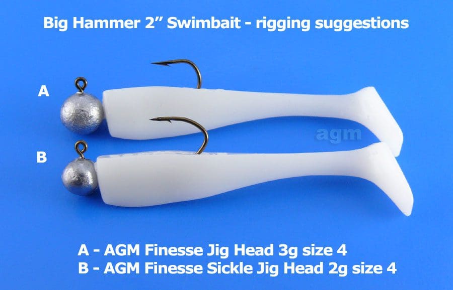 Big Hammer 2&Quot; Swimbait - Bay Shad (6Pcs)