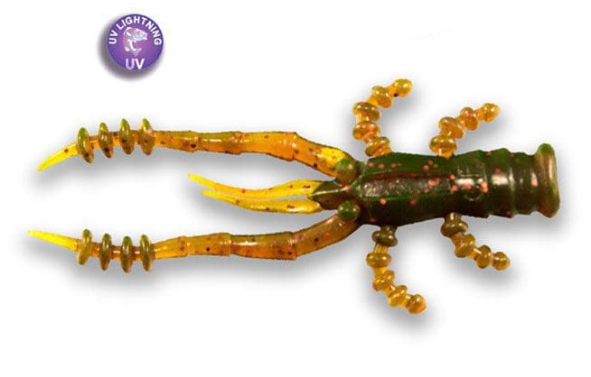 Crazy Fish 1.8&Quot; Crayfish - 14 Uv Motor Oil (8Pcs)