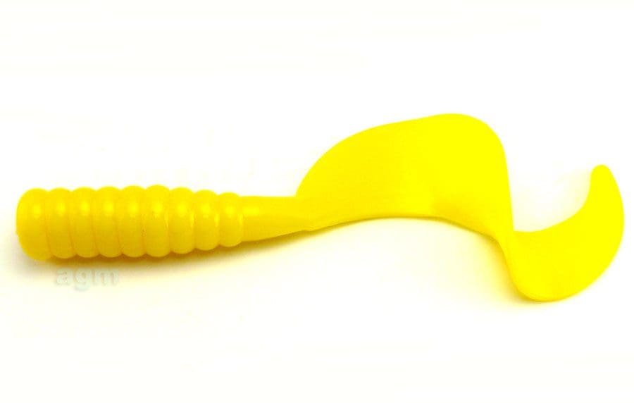 Kalins 5.5&Quot; Mogambo Grub - Yellow (4Pcs)