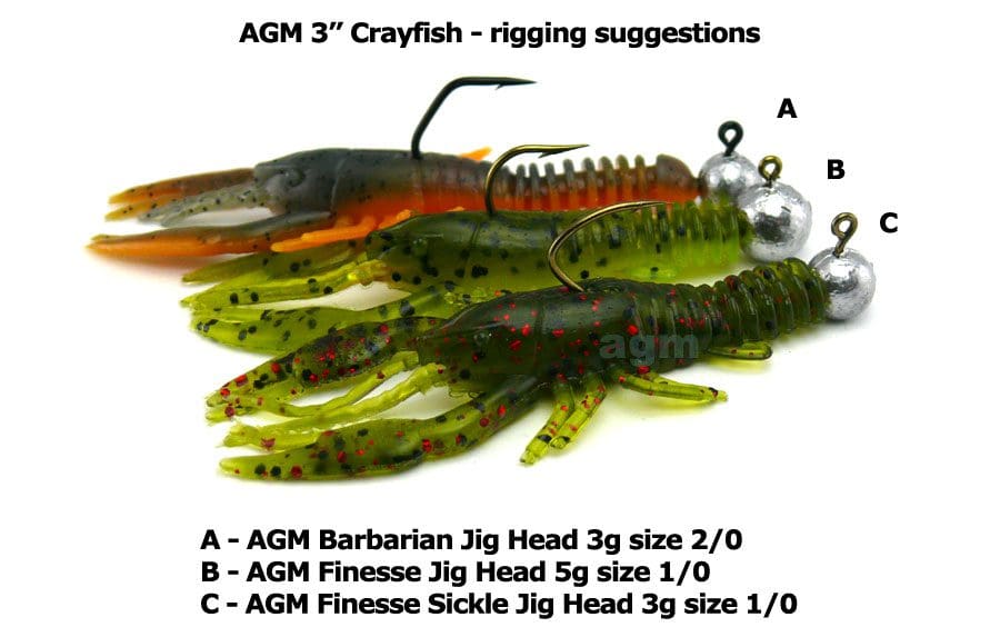 Agm 3&Quot; Crayfish - Pumpkinseed (8Pcs)