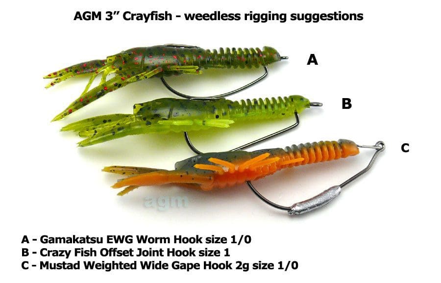 Agm 3&Quot; Crayfish - Pumpkinseed (8Pcs)