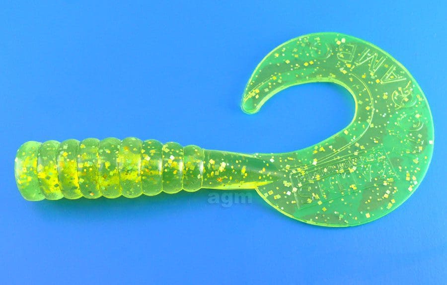 Kalins Mogambo Grub Chartreuse Hologram 4Pcs