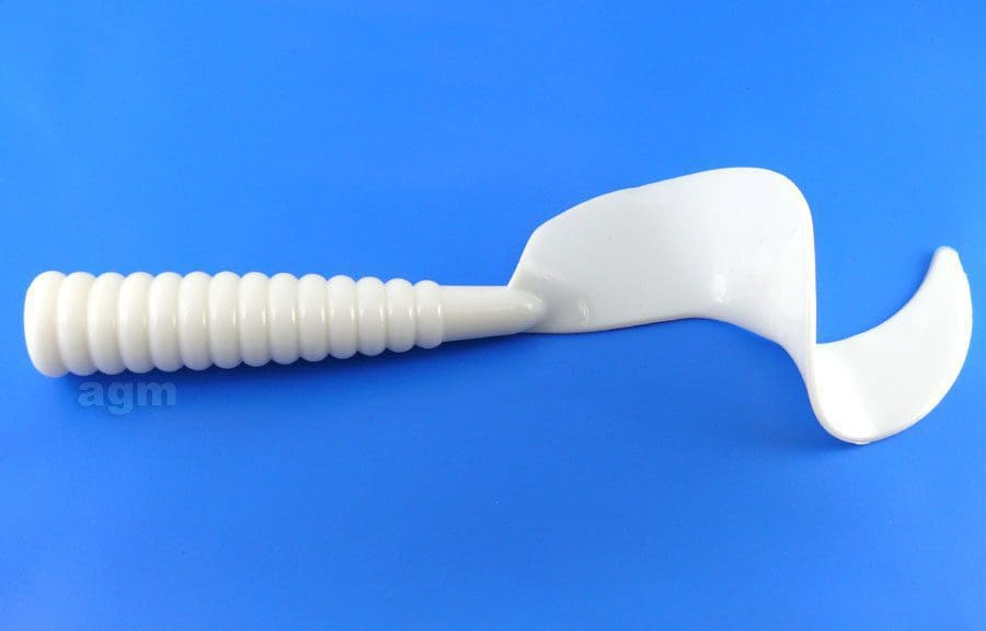 Kalins 7&Quot; Octogambo Grub - White (2Pcs)