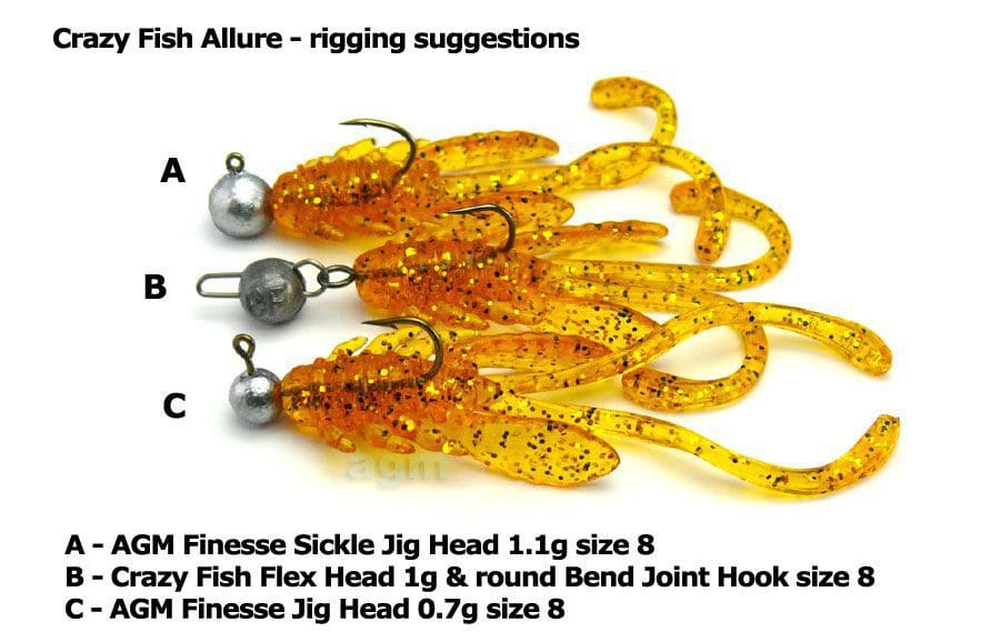Crazy Fish 1.6&Quot; Allure - 16 Watermelon (8Pcs)