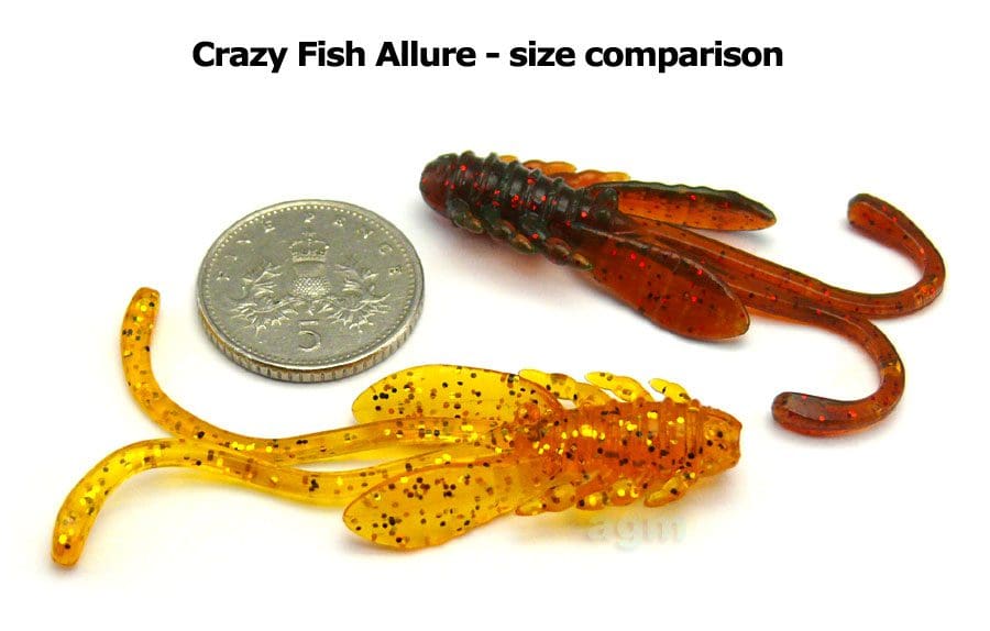 Crazy Fish 1.6&Quot; Allure - 16 Watermelon (8Pcs)