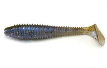 Crazy Fish 4in Vibro Fat 3D Swamp Pearl 4pcs