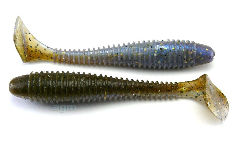 Crazy Fish 4&Quot; Vibro Fat - 3D Swamp/Pearl (4Pcs)