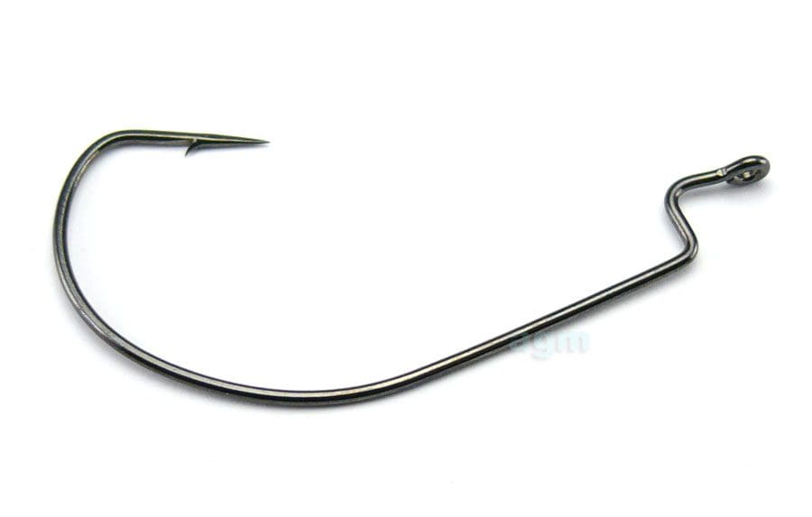 Crazy Fish Wide Range Offset Hook Size 4/0 5Pcs