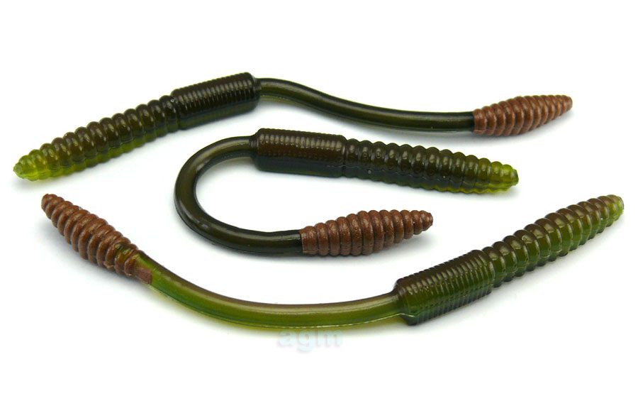 Big Bite 4.5&Quot; Squirrel Tail Worm - Bold Gill (10Pcs)