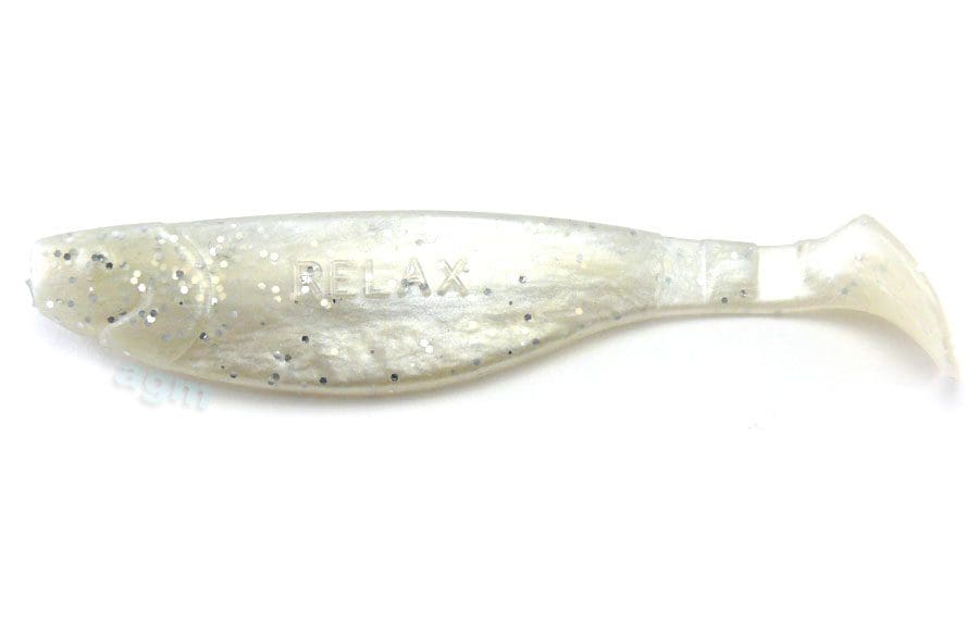 Relax 5&Quot; Kopyto Shad - Pearl/Silver Glitter