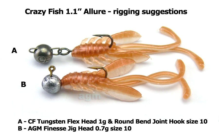 Crazy Fish 1.1&Quot; Allure - 9 Caramel (10Pcs)