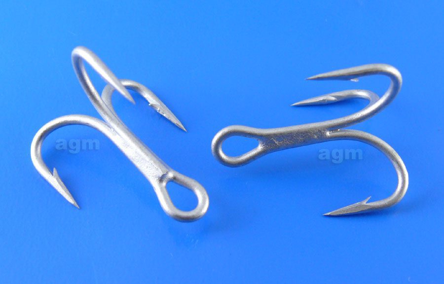 Vmc 9626Ps 3X Strong Saltwater Treble Hook - Size 2/0 (5Pcs)