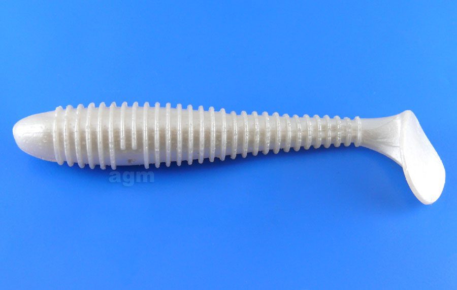 Crazy Fish 4.7&Quot; Vibro Fat - 66 Pearl Snow (4Pcs)