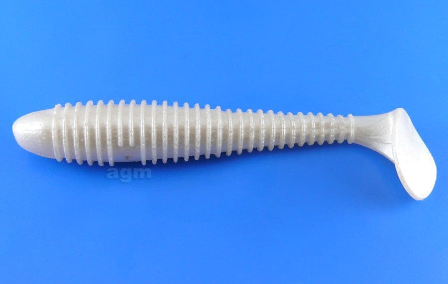 Crazy Fish 4.7&Quot; Vibro Fat - 66 Pearl Snow (4Pcs)