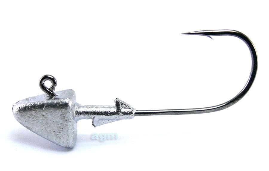 Agm Heavy Duty Shad Jig Head 21G Size 6/0 3Pcs
