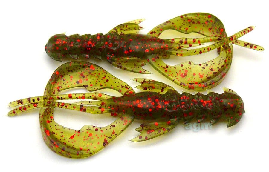 Crazy Fish 2.5In Nimble Blk Red Watermelon 7Pcs